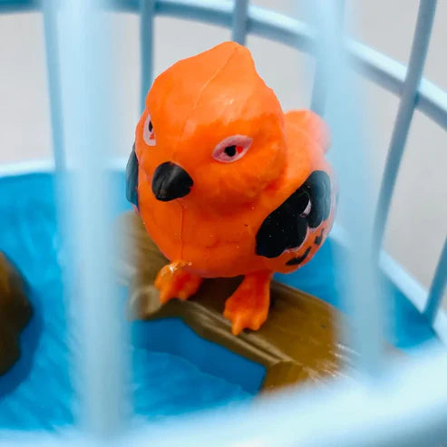 Talkback Musical light Bird cage with 2 birds