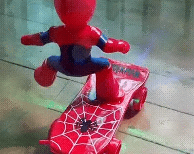 Spider-Man Electric Stunt Scooter & Skateboard