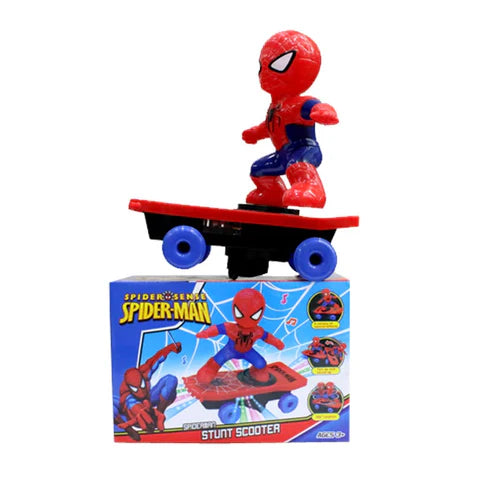 Spider-Man Electric Stunt Scooter & Skateboard