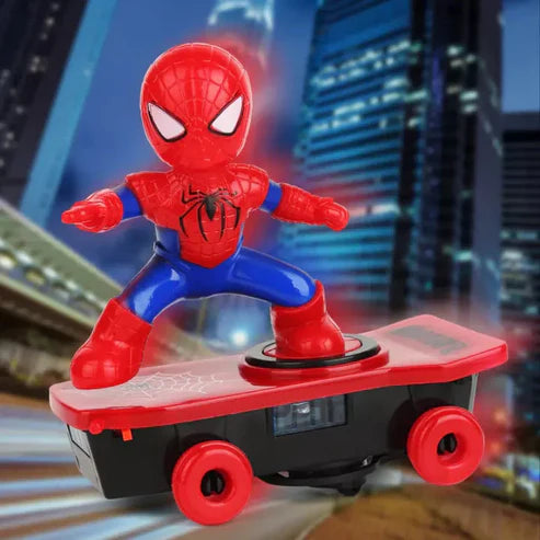 Spider-Man Electric Stunt Scooter & Skateboard